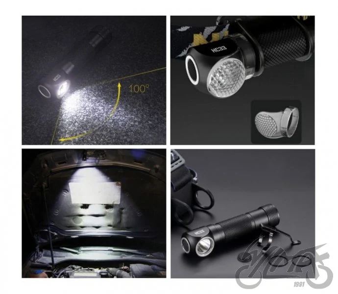 Latarka czołowa Nitecore HC33 — ujęcie 4