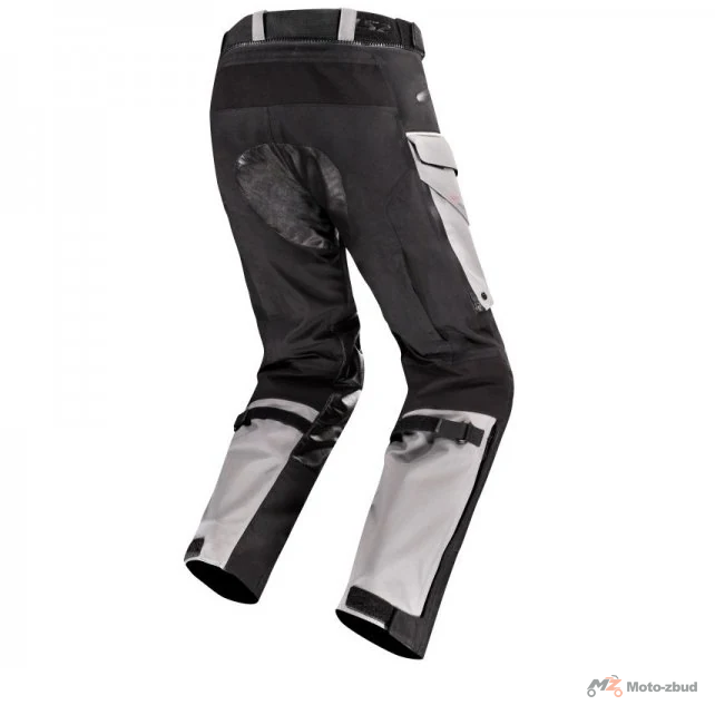 Spodnie motocyklowe LS2 Apollo męskie — czarny / ciemnoszary, wersja Comfort — rozmiar 4XL — ujęcie 2