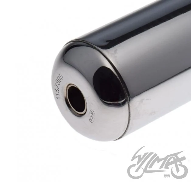 Tłumik Simson enduro chrom z obejmą 28/32MM — ujęcie 3
