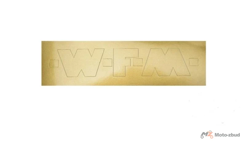 Szablon naklejki na zbiornik paliwa — wzór WFM