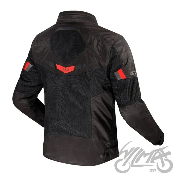 Kurtka LS2 Garda Air męska Black red M — ujęcie 2