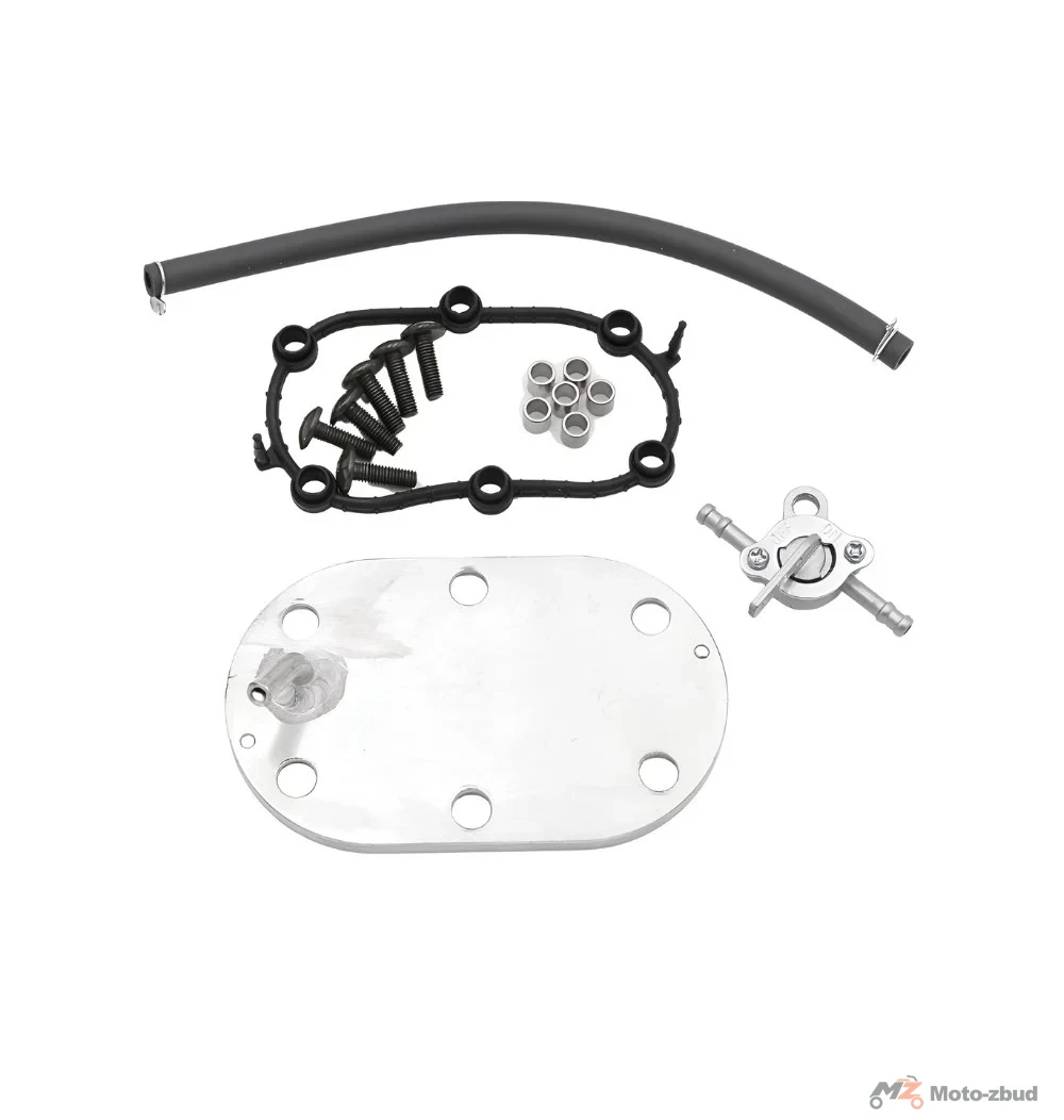Junak 901/901F/901X/901 SPORT/122/122F/122 sport zbiornik paliwa jasno bordowy (bez nalepek) (miernik 4 śruby) (adapter pompy paliwa na kranik paliwa) — ujęcie 5