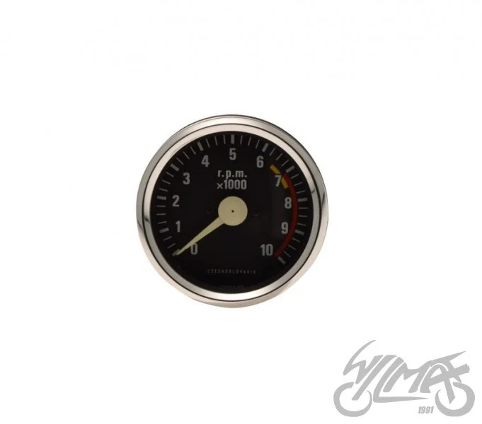 Obrotomierz Jawa 634 640 chrom — ujęcie 2