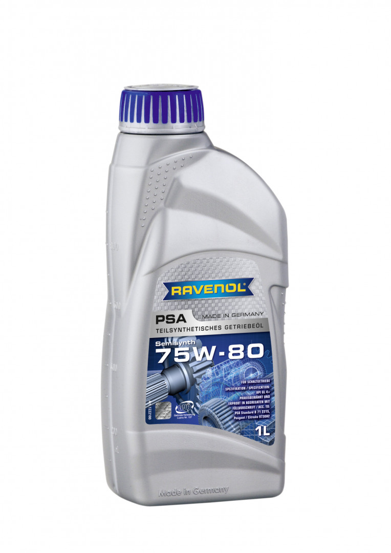 Olej przekładniowy 75W-80 GL-4+, PSA B71 2315 1 l RAVENOL 1222100-001-01-999 — ujęcie 2
