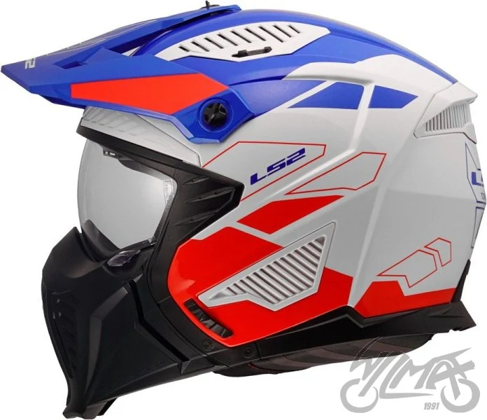 Kask LS2 OF606 Drifter trek White Blue Red — rozmiar M — ujęcie 1