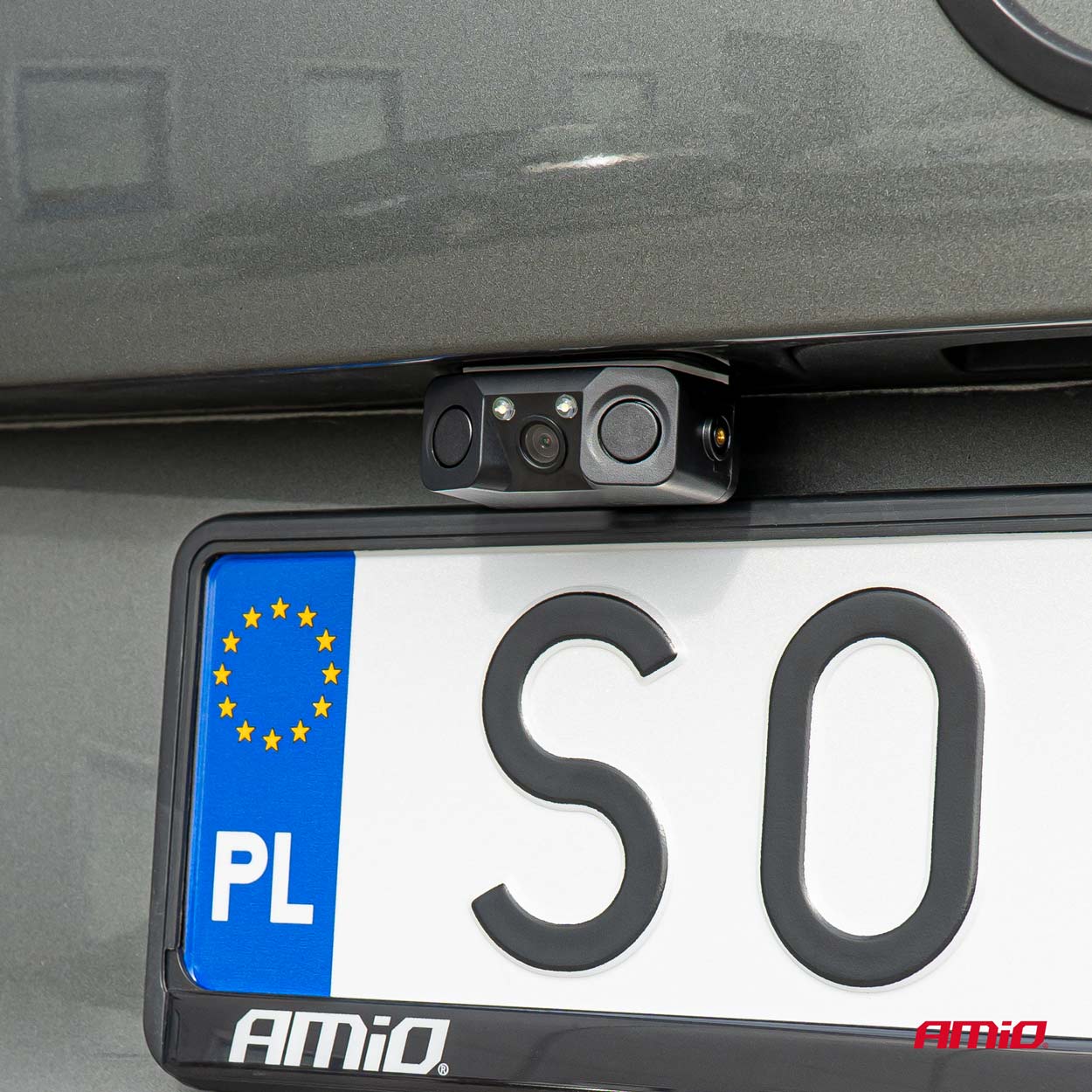 Kamera cofania z czujnikami parkowania 2w1 HD-602 LED 12 V — ujęcie 2