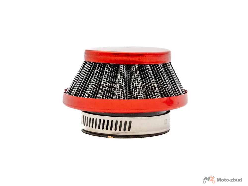 Filtr powietrza stożkowy 44 mm czerwony Pocket Bike — ujęcie 2