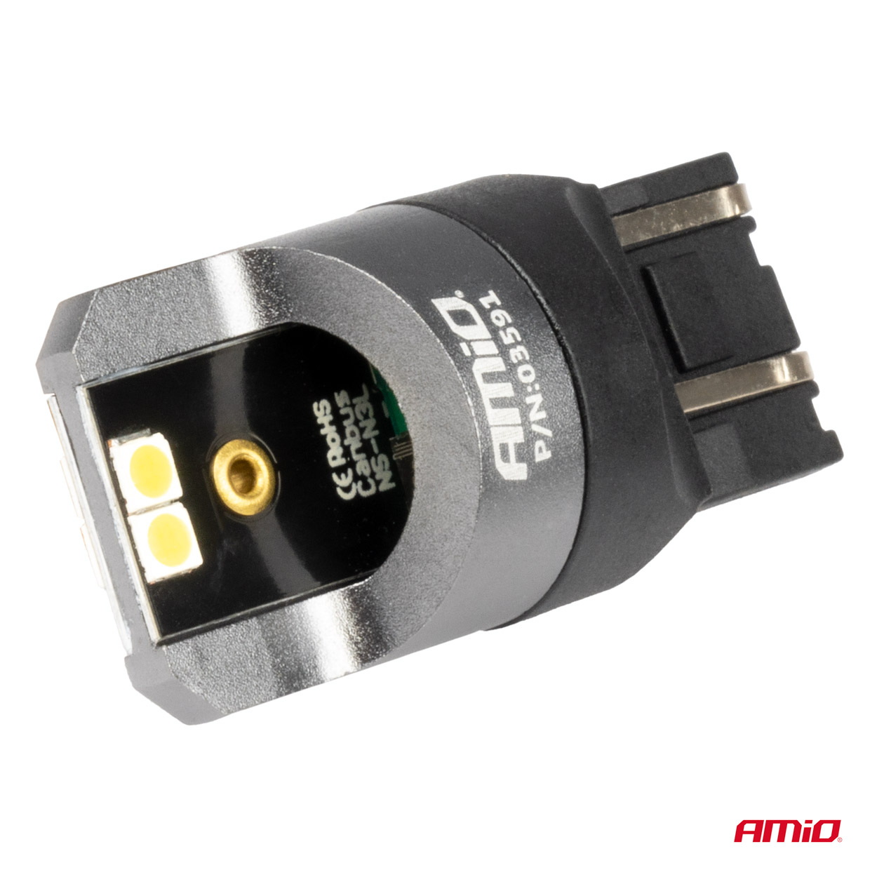 Żarówki LED CANBUS seria PRO W21/5W 4x3030 SMD White 12 V 24 V — ujęcie 3