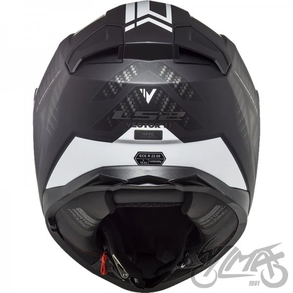 Kask LS2 FF811 Vector II Splitter Black Wh. — rozmiar M — ujęcie 4