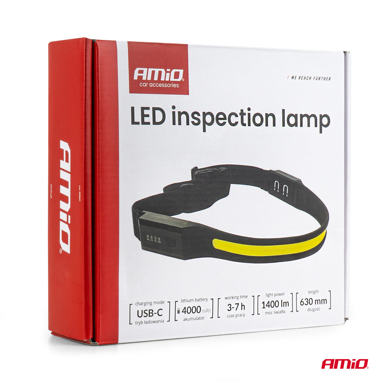 Magnetyczna lampa robocza COB z elastycznym pasem 4000 mAh — ujęcie 11