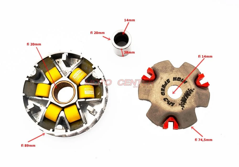 Wariator KPL skuter 4T GY6 50 cm³ Tuning — ujęcie 3