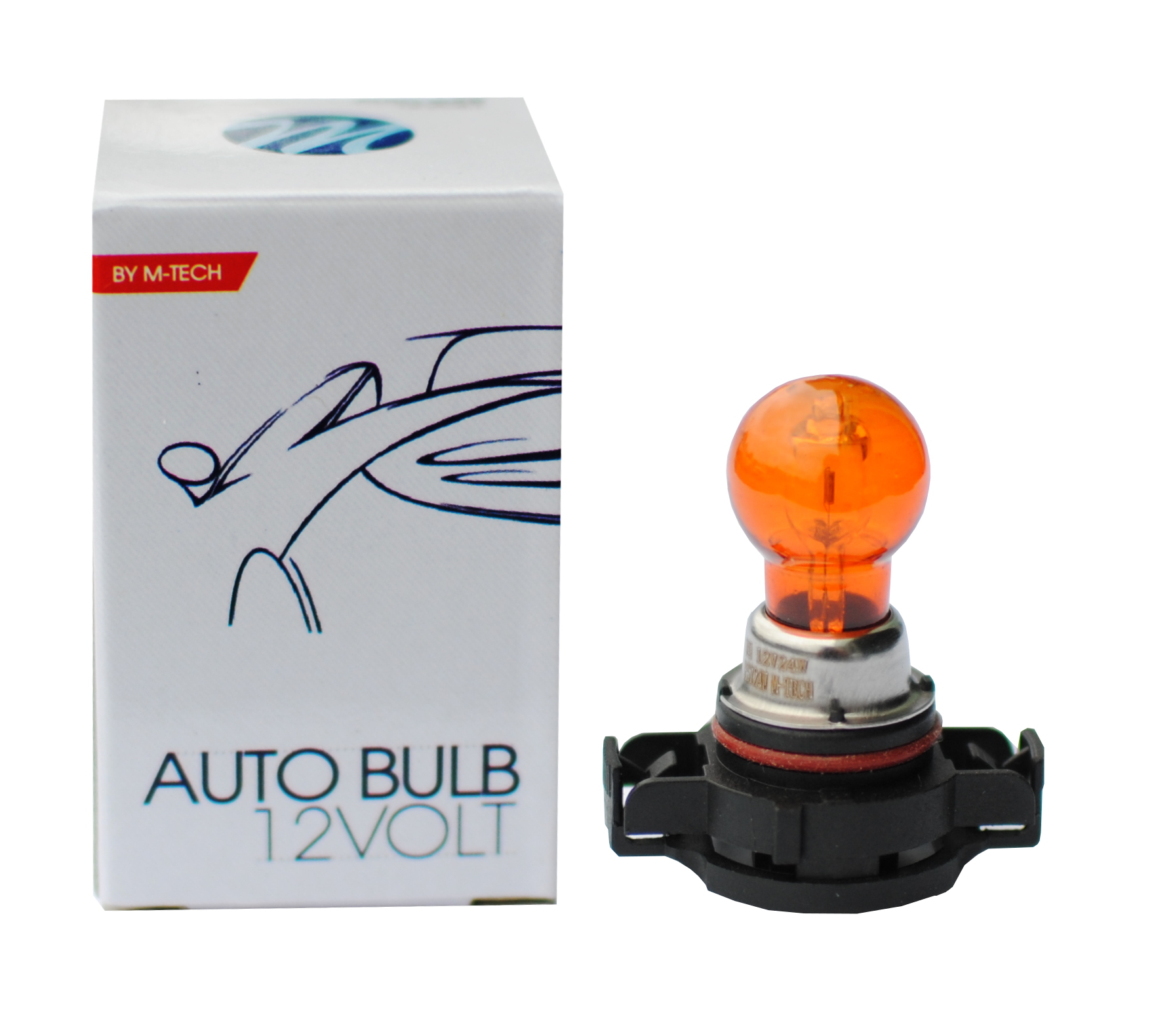 Żarówka halogenowa 12 V 24 W PSX AMBER M-Tech Z73 — ujęcie 2