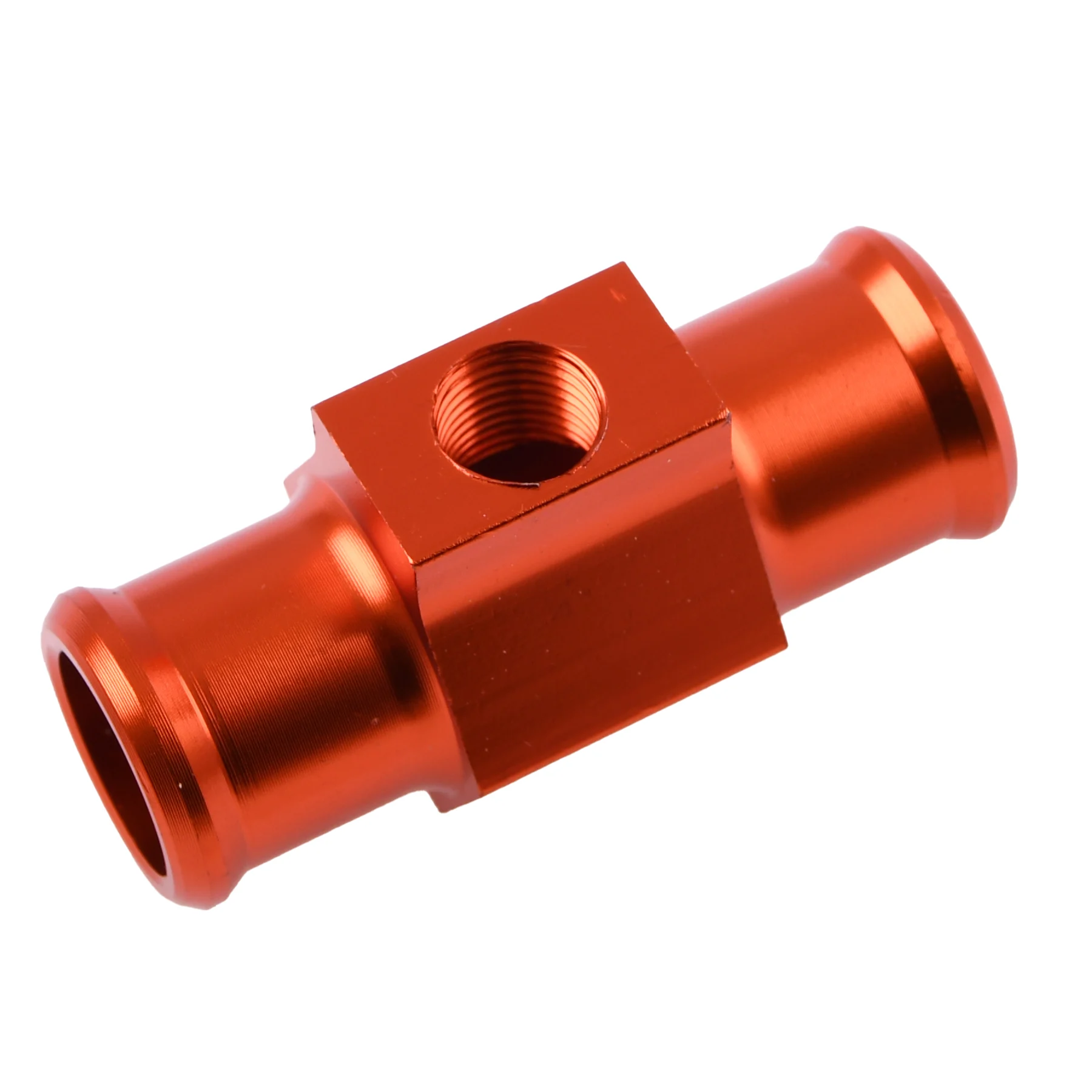 Adapter czujnika temperatury 1/8" 18 mm aluminium CNC pomarańczowy — ujęcie 3