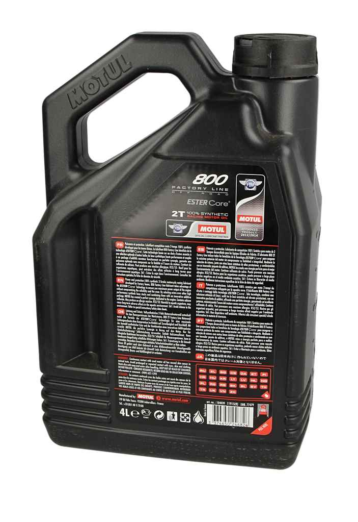 Olej MOTUL 800 factory line off road 2T 4 l — ujęcie 16