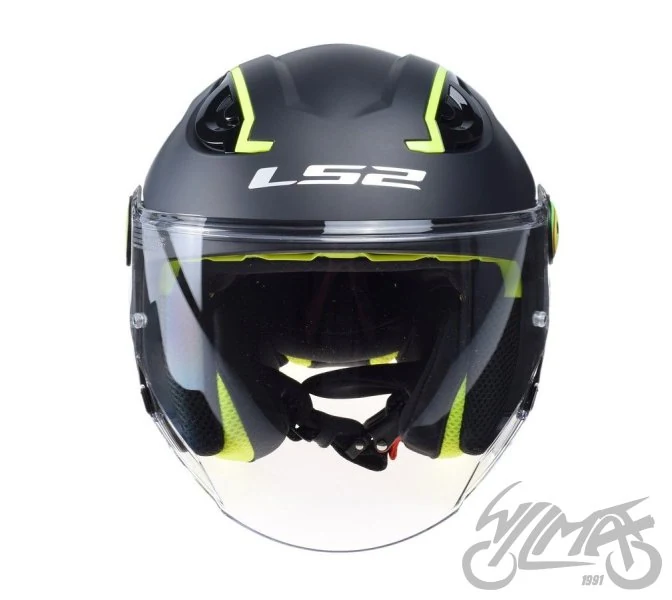 Kask LS2 OF622 funny II Matt Black — rozmiar L — ujęcie 3