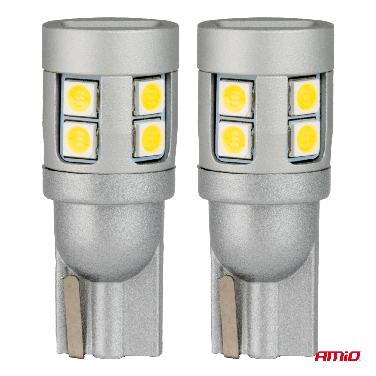 Żarówki LED CANBUS T10 W5W 12 SMD 3030 White 12 V 24 V — ujęcie 2