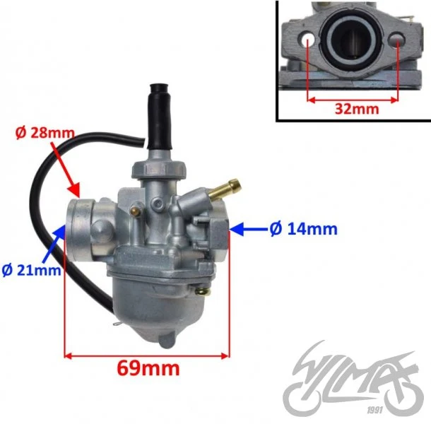 Gaźnik do Hondy PC 50 — AY56046B — ujęcie 2