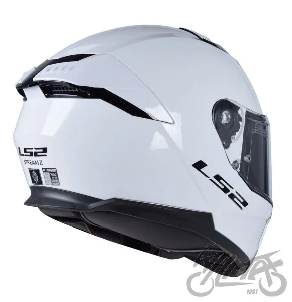 Kask LS2 FF808 Stream II Solid White — rozmiar XXL — ujęcie 3