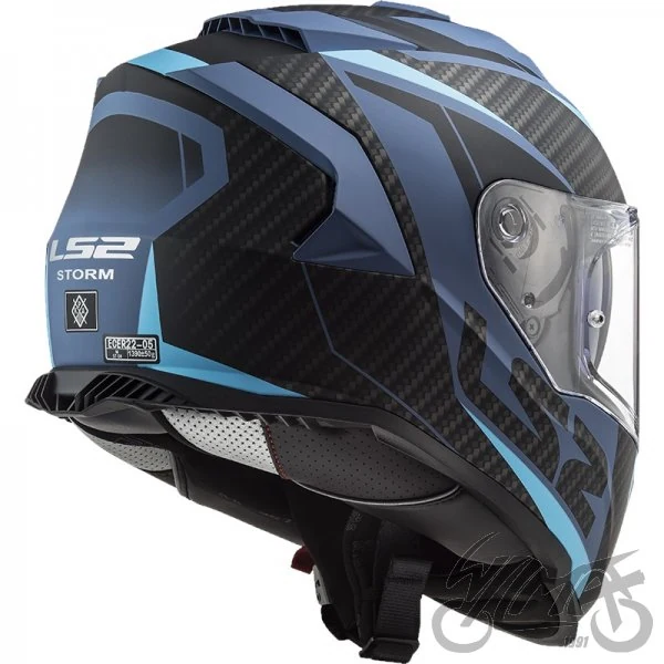Kask LS2 FF800 Storm II Racer Matt Blue — rozmiar XL — ujęcie 5