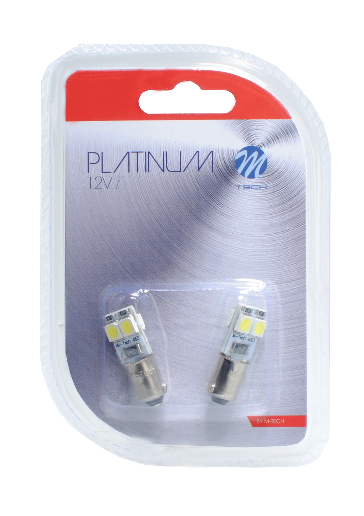 Żarówka LED T4W 4-SMD 5050 CANBUS biała 2S M-Tech LB314W — ujęcie 3