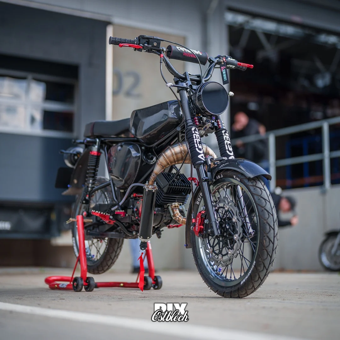 Tłumik Platek Racing Simson S60-85 cm³ cross racing JMP · carbon Evo (VM7445) — ujęcie 11