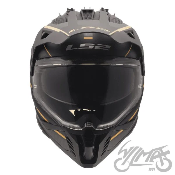 Kask LS2 MX702 pioneer II atron Black orange XS — ujęcie 3