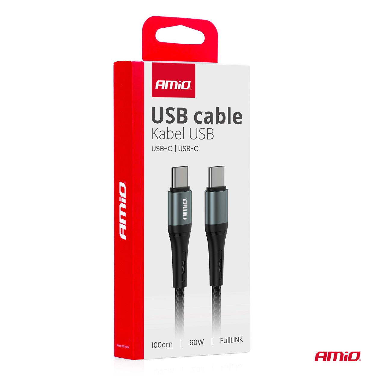 Kabel do ładowania USB-C - USB-C 60 W 100 cm FullLINK — ujęcie 3