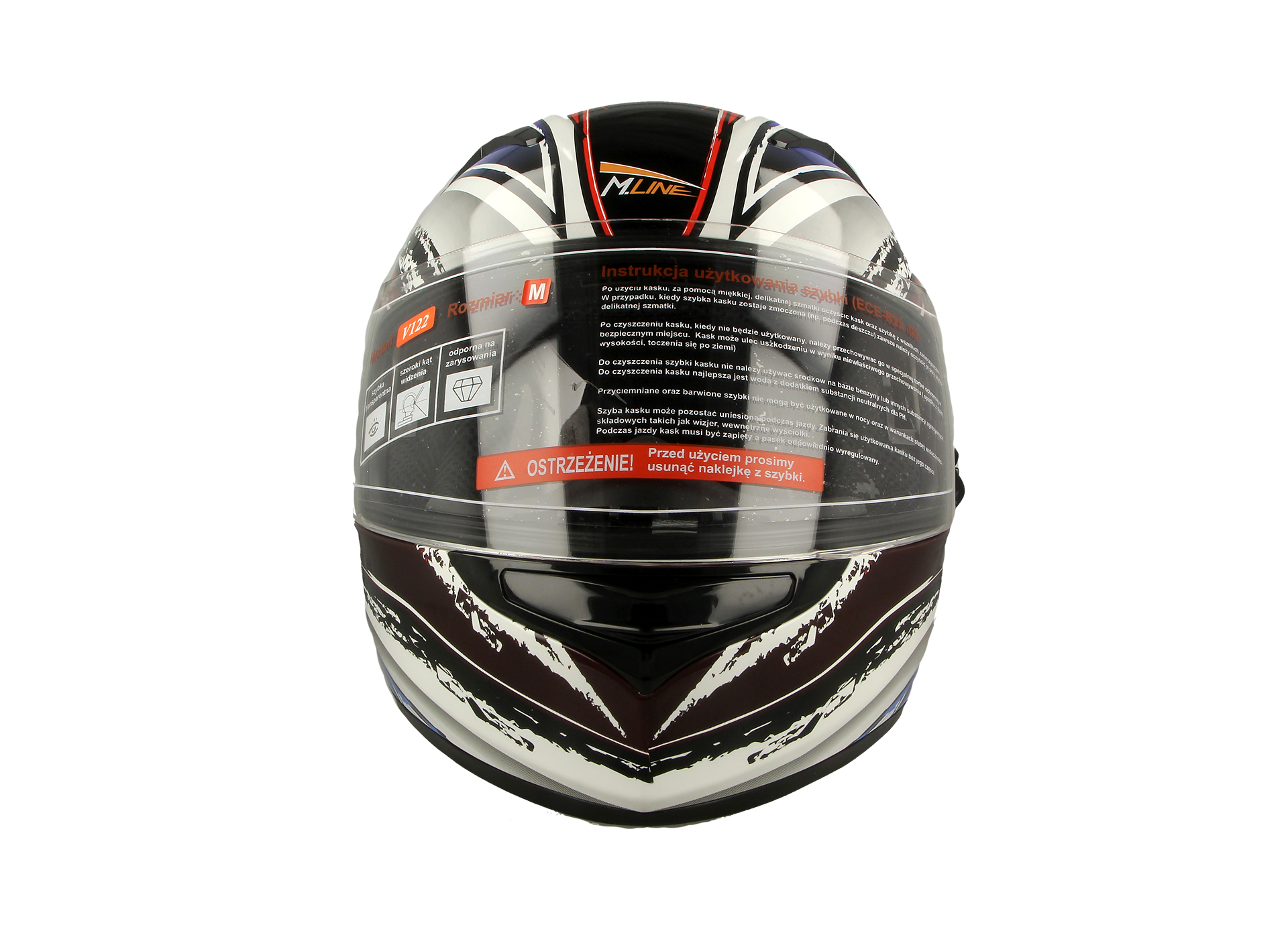 Kask V122 White LNO-R M VCAN V122/M/WHITE LNO-R — ujęcie 5