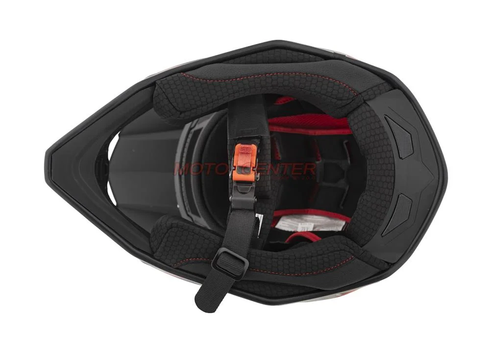 Kask crossowy BLEXX YS-217 czarny mat/grafit/czerwony M Homologacja ECE R22.06 — ujęcie 8