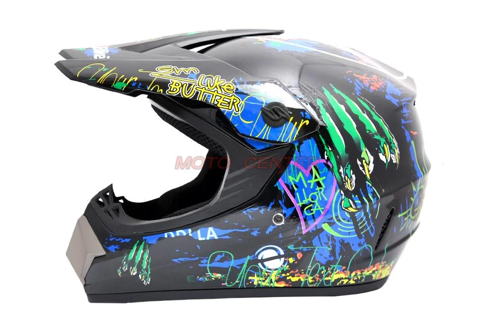 Kask crossowy MPX WL-905 Monster czarny XS — ujęcie 2