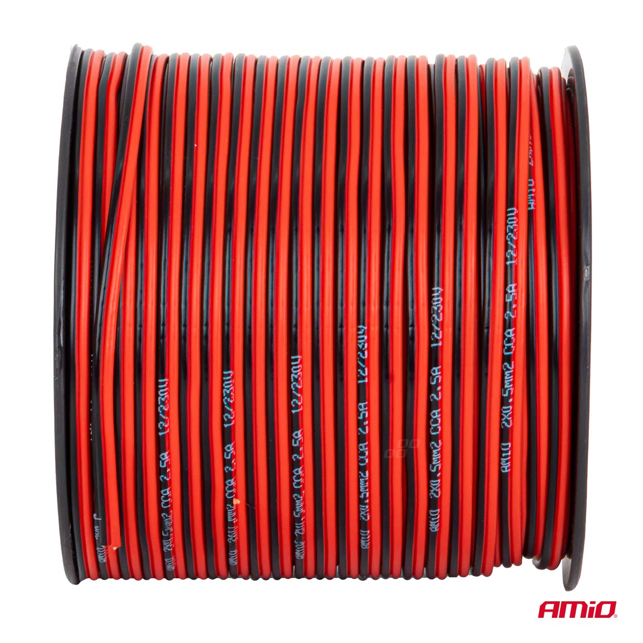 Kabel głośnikowy dwużyłowy CCA 2x0.5mm2 100m 2.5A — ujęcie 3
