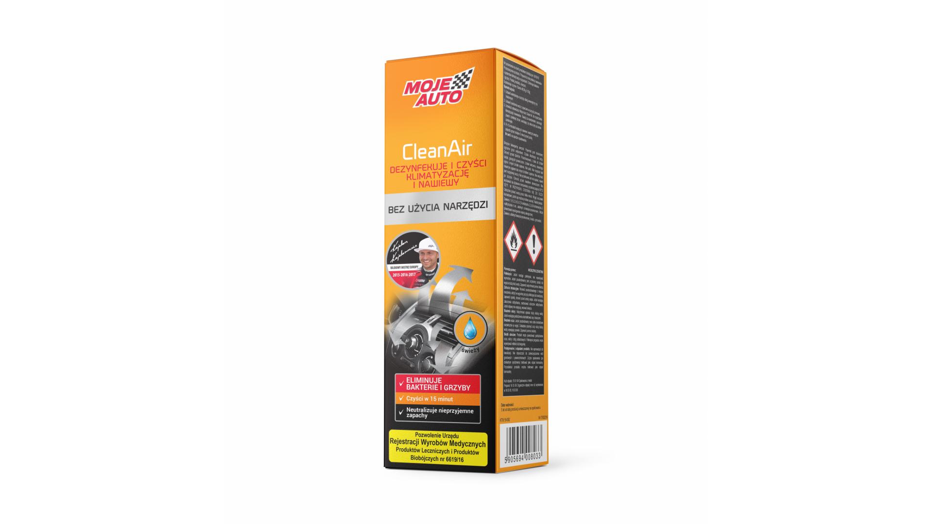 Srodek do Dezynfekcji Klimatyzacji i Nawiewów - Świeży 150ml