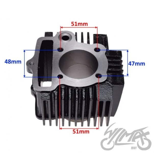 Cylinder do cross ATV Zongshen Lifan 120 4T 52,40 — ujęcie 2