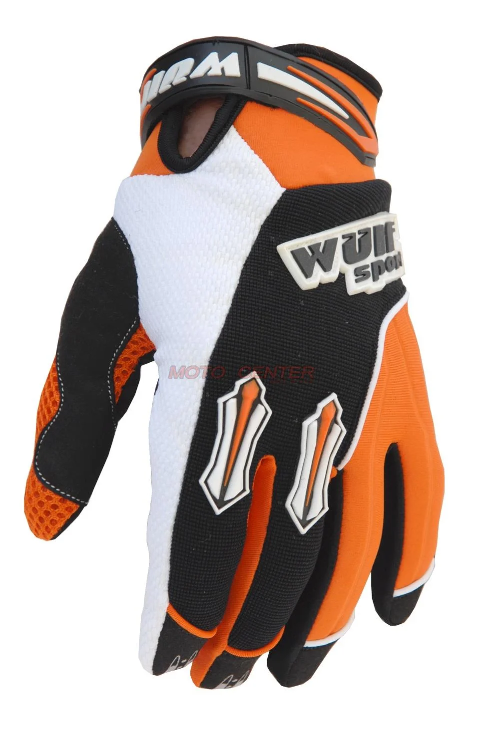 Rękawice crossowe Wulf Stratos Orange L — ujęcie 1