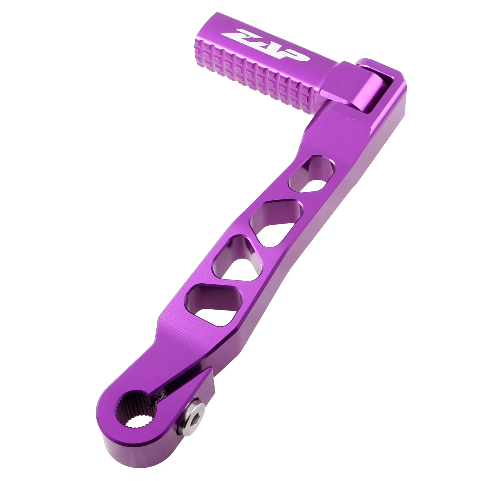 Dźwignia startera Simson S51 fioletowa aluminium CNC Zap Technix