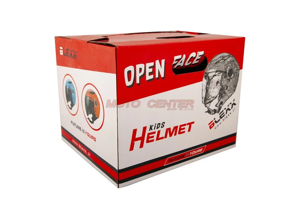 Kask motocyklowy otwarty dziecięcy BLEXX YA-215 czerwony M ECER22.06 — ujęcie 8
