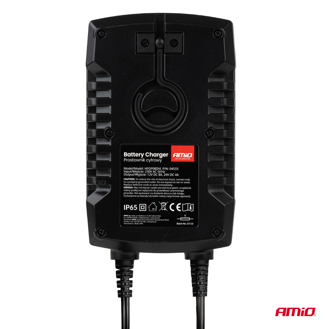 Prostownik cyfrowy AGM GEL STD LFP MAX 8A 12 V 24 V PRO HOOK — ujęcie 8