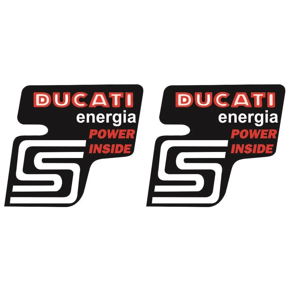 Naklejka Simson pokrywy Ducati Energia czarna kpl. JMP — ujęcie 1