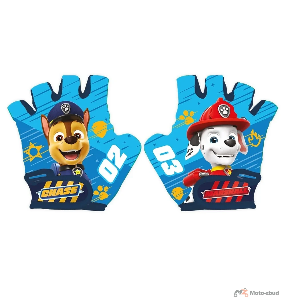 Rękawiczki na rower psi patrol boys