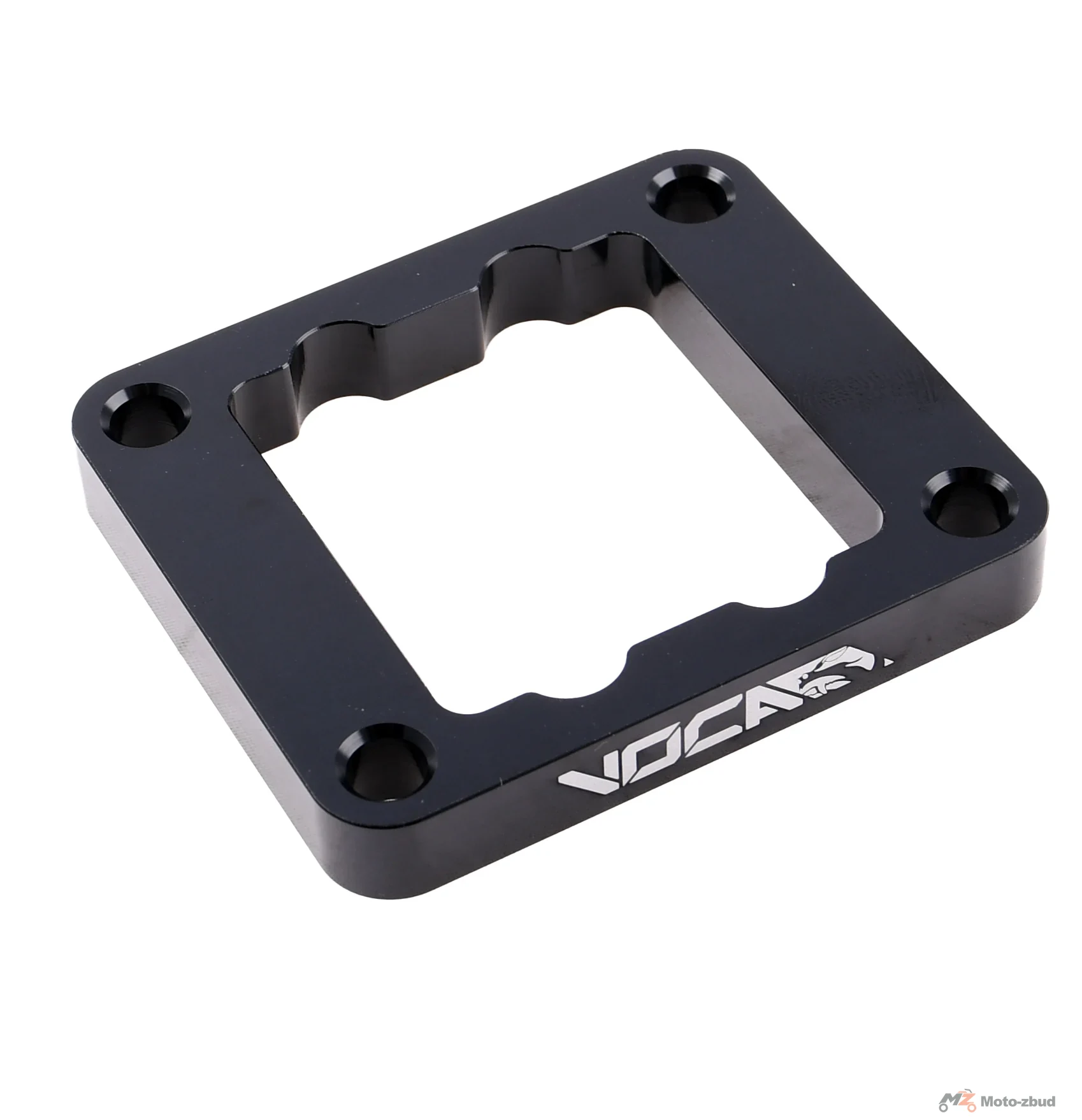 Podkładka zaworu membranowego VOCA racing CNC 10 mm czarna Yamaha DT 50 LC / tzr 50 — ujęcie 1