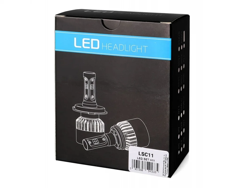 Żarówki M-TECH LED SET H11 6500K 80W — ujęcie 2