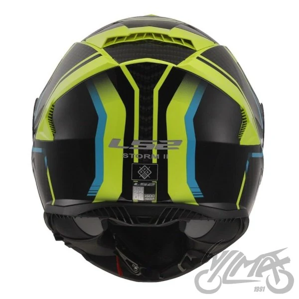 Kask LS2 FF800 Storm II Tracker Bl. H-V Yel — rozmiar L — ujęcie 4