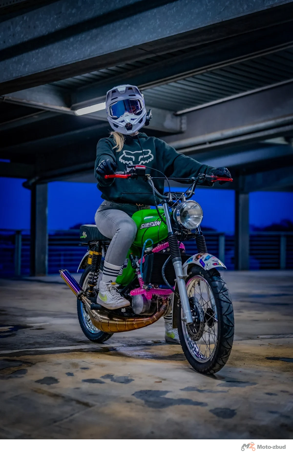Tłumik Simson racing mtx 130 DPR Performance · real carbon Evo (VM7450) — ujęcie 11