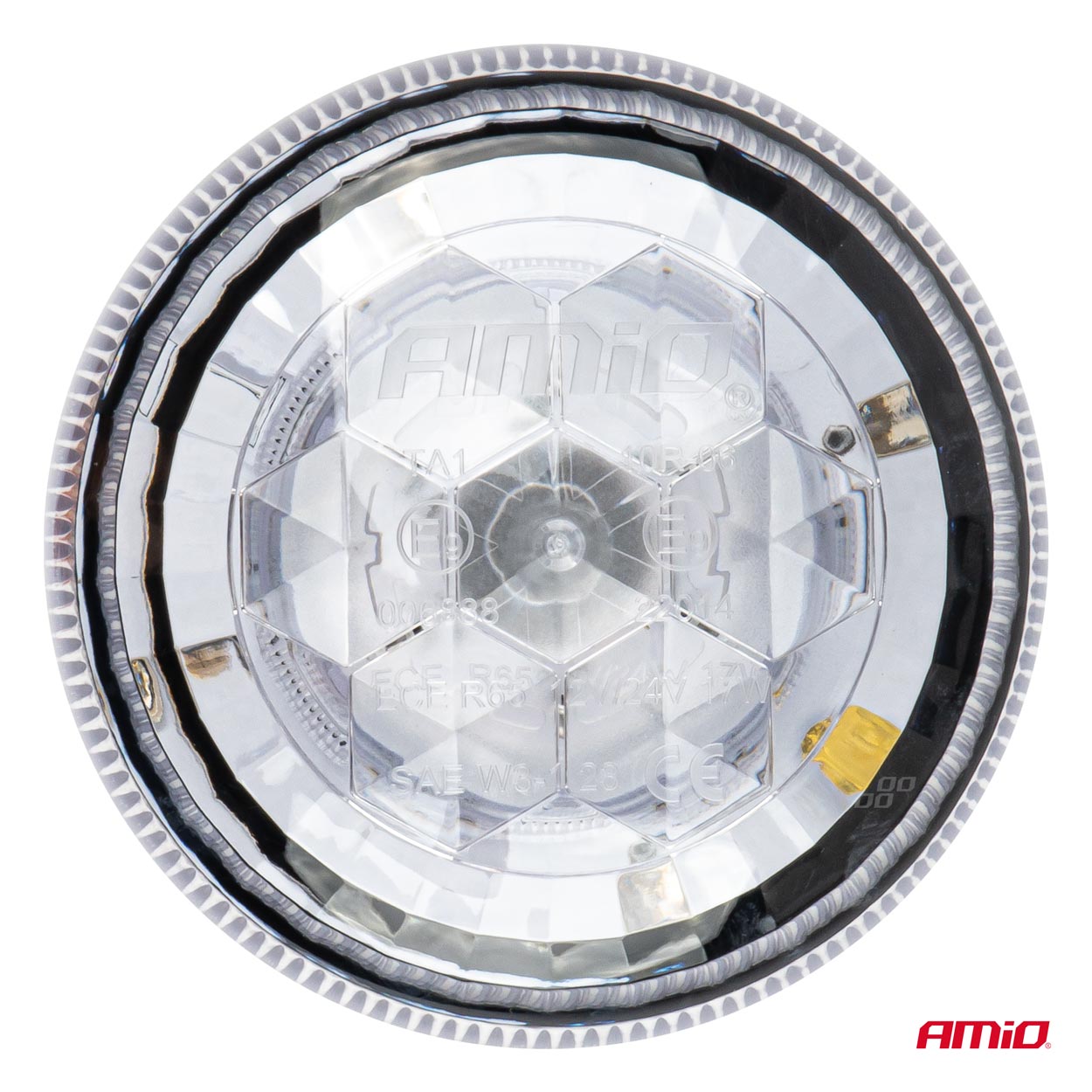 Lampa ostrzegawcza błyskowa kogut 24 LED W25B 12 V 24 V — ujęcie 3