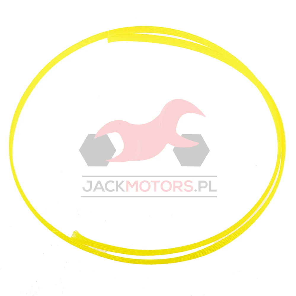 Otulina koszulka izolacyjna przewodów PET 6 mm 1 metr żółta Racing Force — ujęcie 1