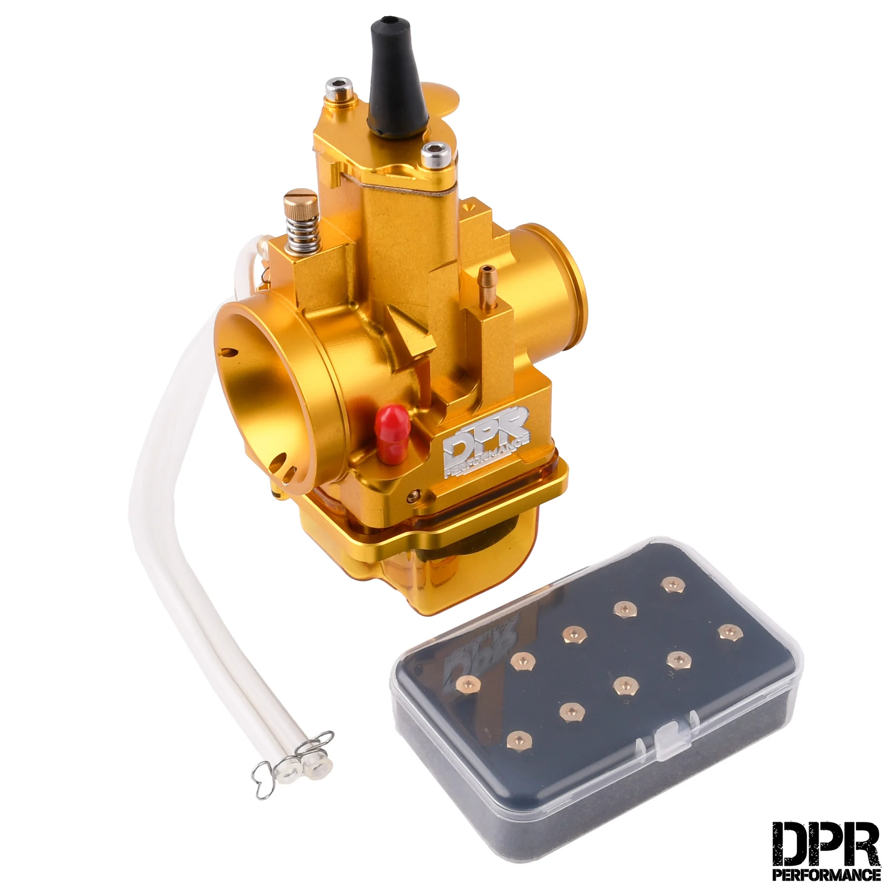 Gaźnik DPR Performance 24 mm PWK CNC złoty + zestaw dysz do regulacji — ujęcie 1