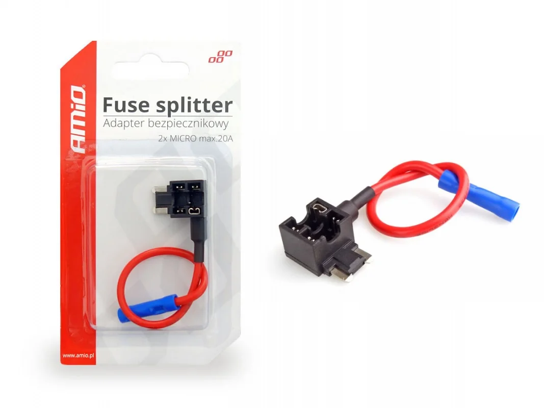 Adapter bezpiecznikowy MICRO niski profil 20A