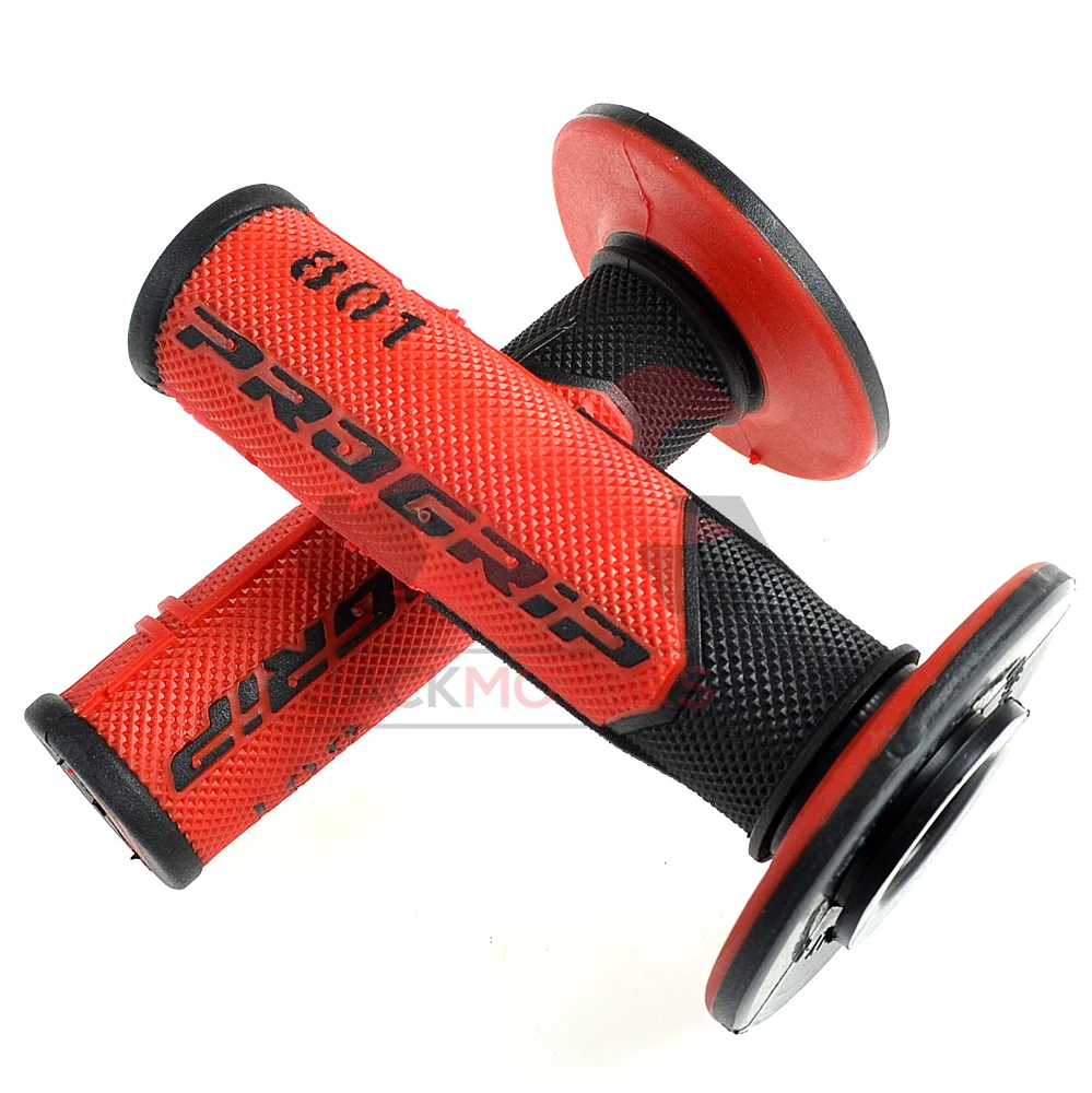 Guma manetki Progrip 801 czarno czerwona kpl.