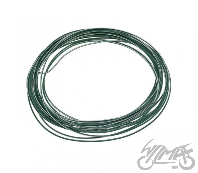 Przewód instalacji 1,00 mm zielony/biały 10 metrów — ujęcie 1