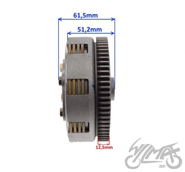 Sprzęgło silnik ZS154FMI-2 komplet — ujęcie 3